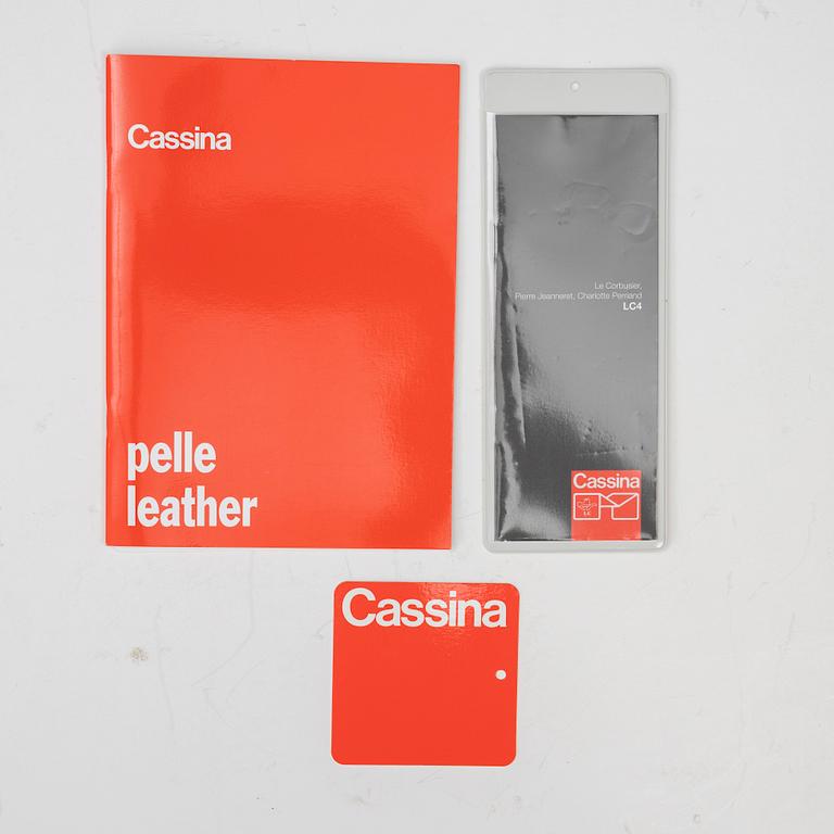 Le Corbusier (Charles-Édouard Jeanneret), Charlotte Perriand, a 'LC4' reclining chair, Cassina, Italy.