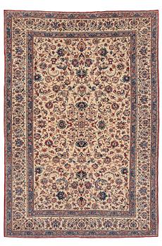 419. A semi-antique Nain Tuteshk rug, Central Persia (Iran), c. 228 x 153 cm.