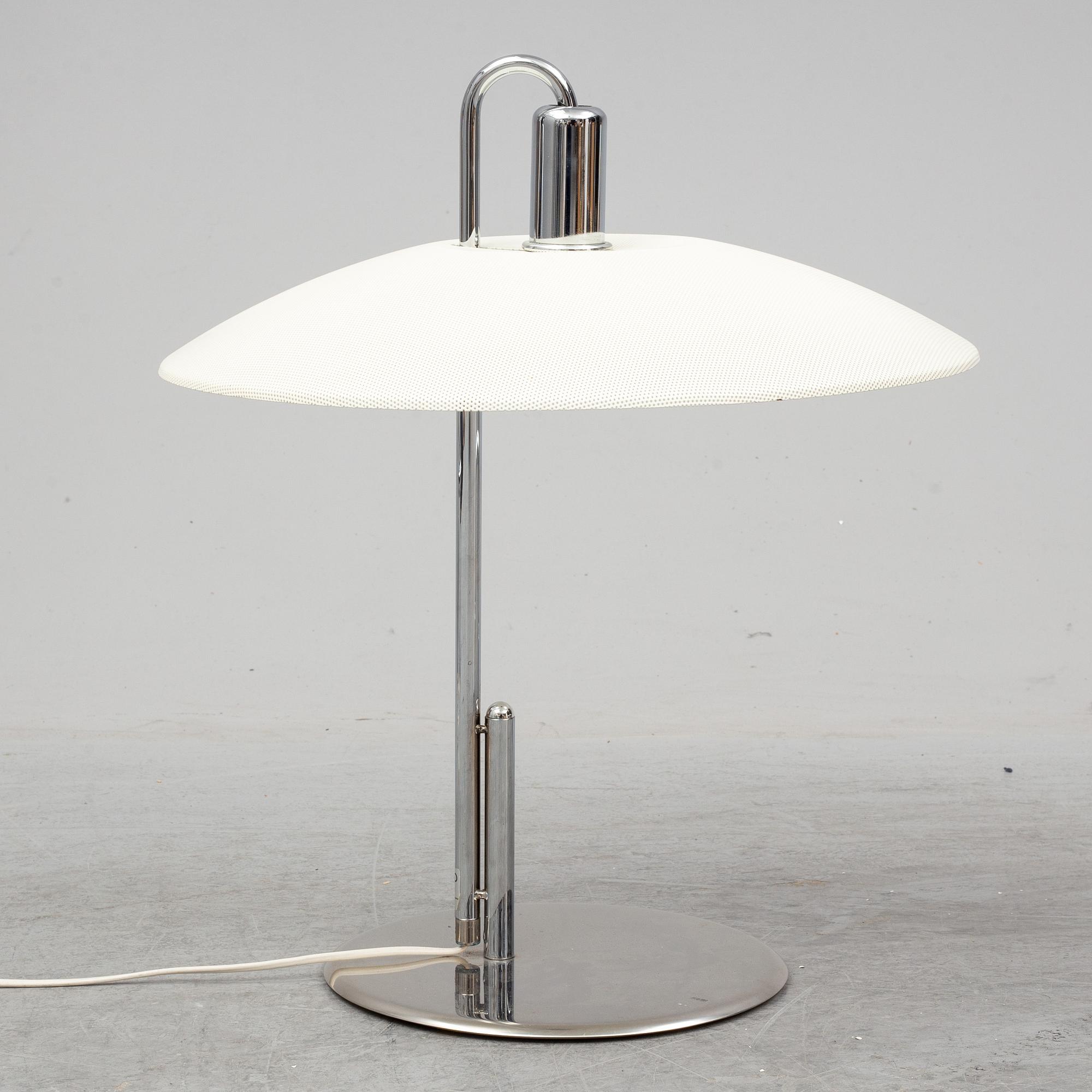 BÖRGE LINDAU & BO LINDECRANTZ, a table lamp and a ceiling lamp, Zero, 1980's.