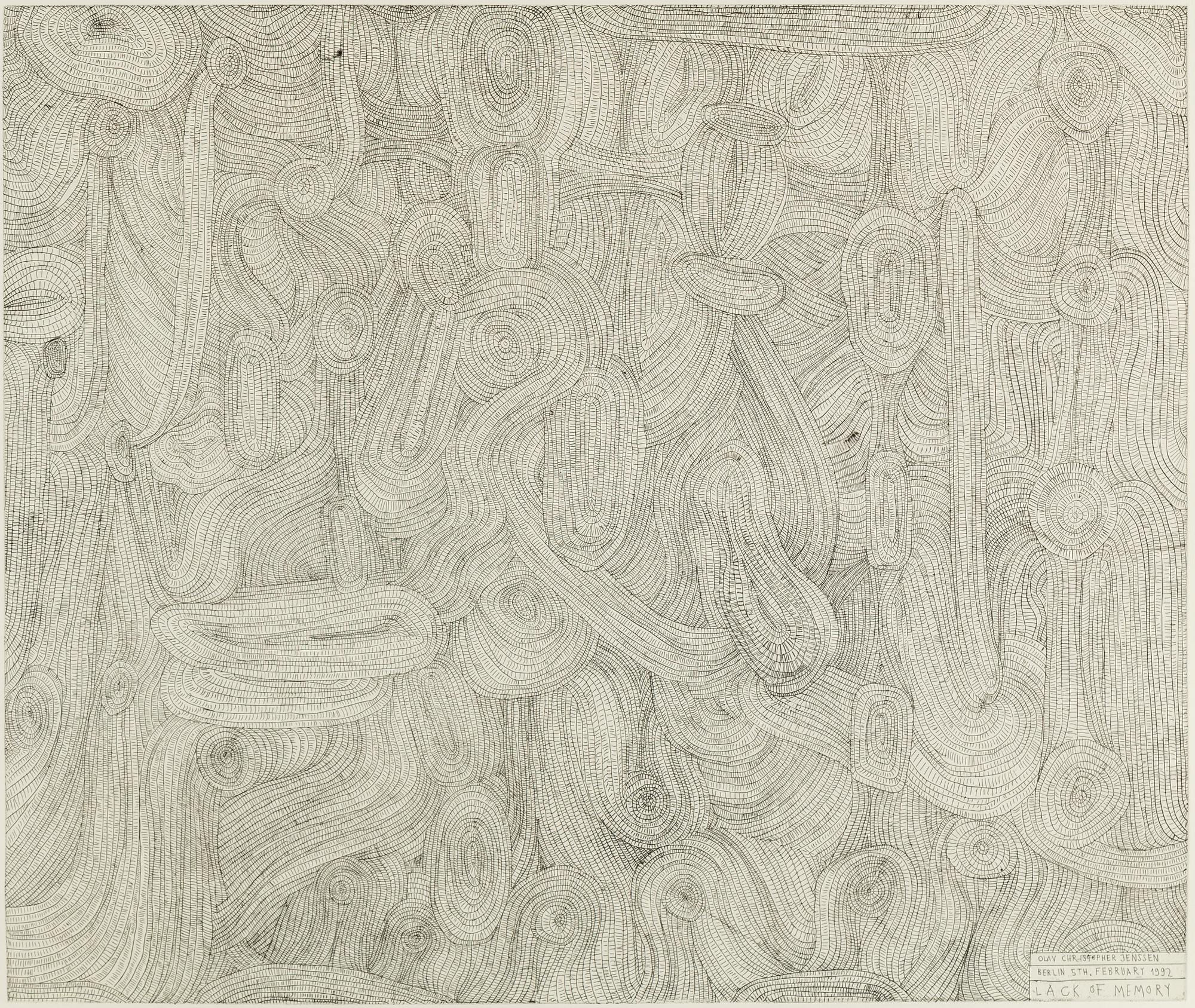 OLAV CHRISTOPHER JENSSEN, etsning. signerad och numrerad VII/X.
