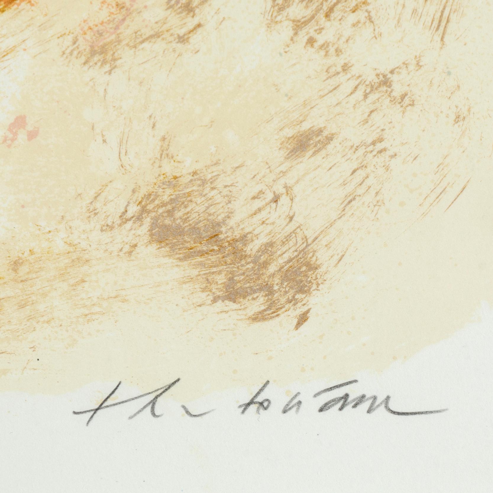 THEO TOBIASSE, färglitografi, signerad 163/180.