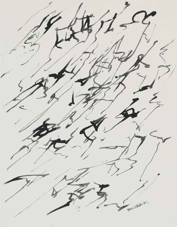 Rune Hagberg, tuschteckning, signerad.