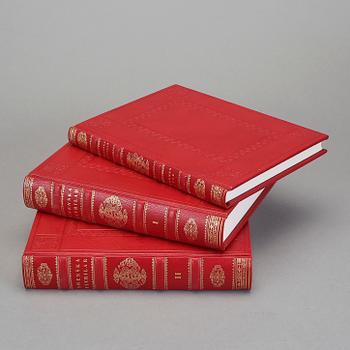 BOKBAND, Wilhelm von Wright, Swenska fjärilar 1-3. Rene Coeckelberghs Editioner, 1989.