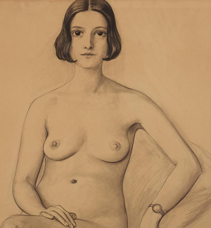 Nils von Dardel, Seated model.