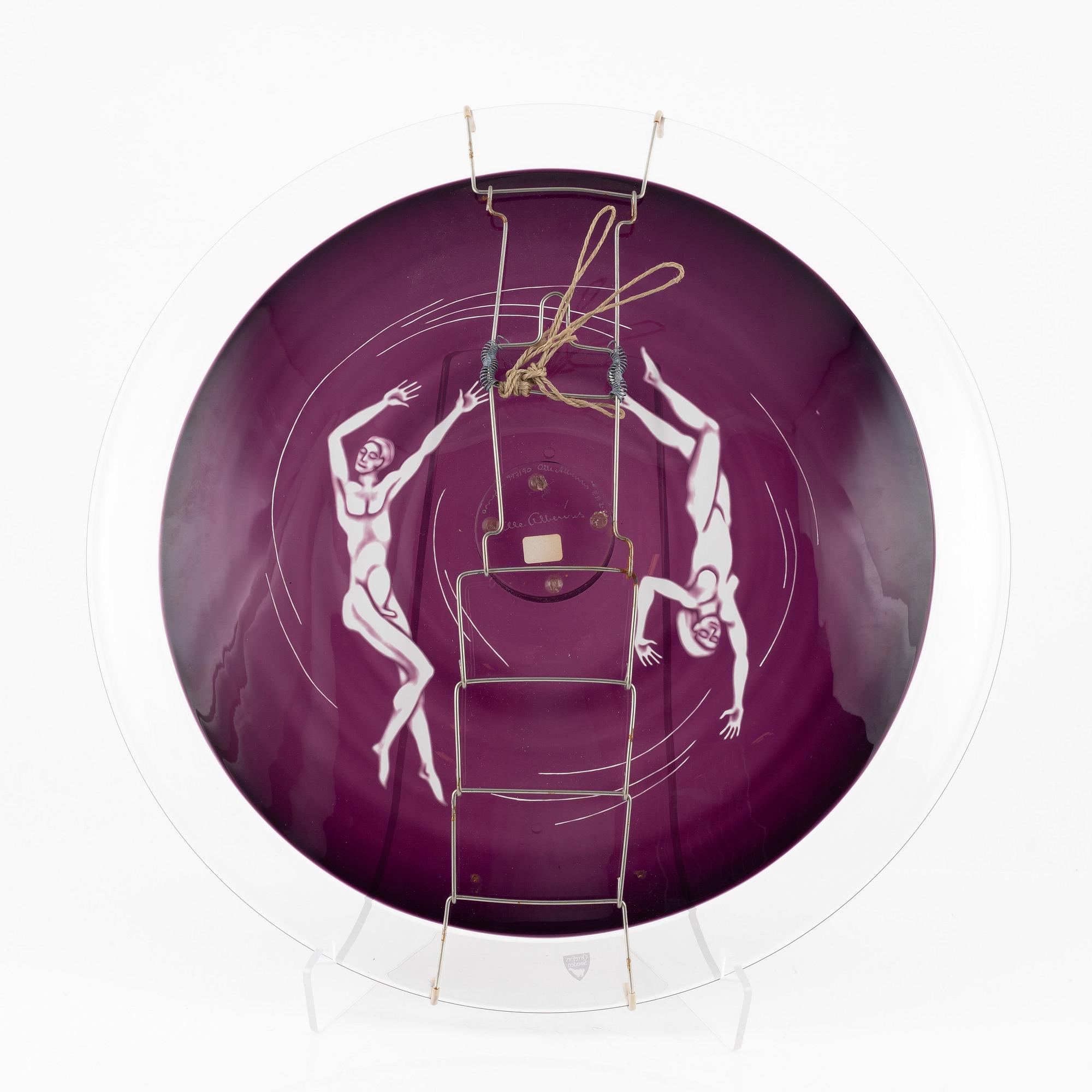 Olle Alberius, praktfat, Orrefors.