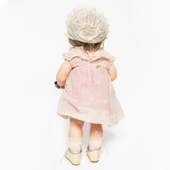 Girl doll, marked 1914, Shoenau & Hoffmeister or Mengersgereuth, Germany, circa 1920s.