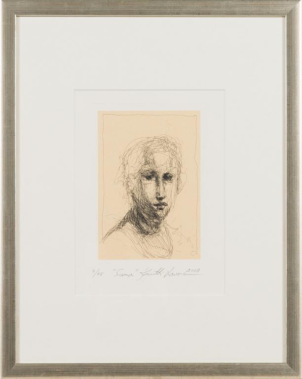 Kuutti Lavonen, etching, signed and dated 2008, numbered 4/75.