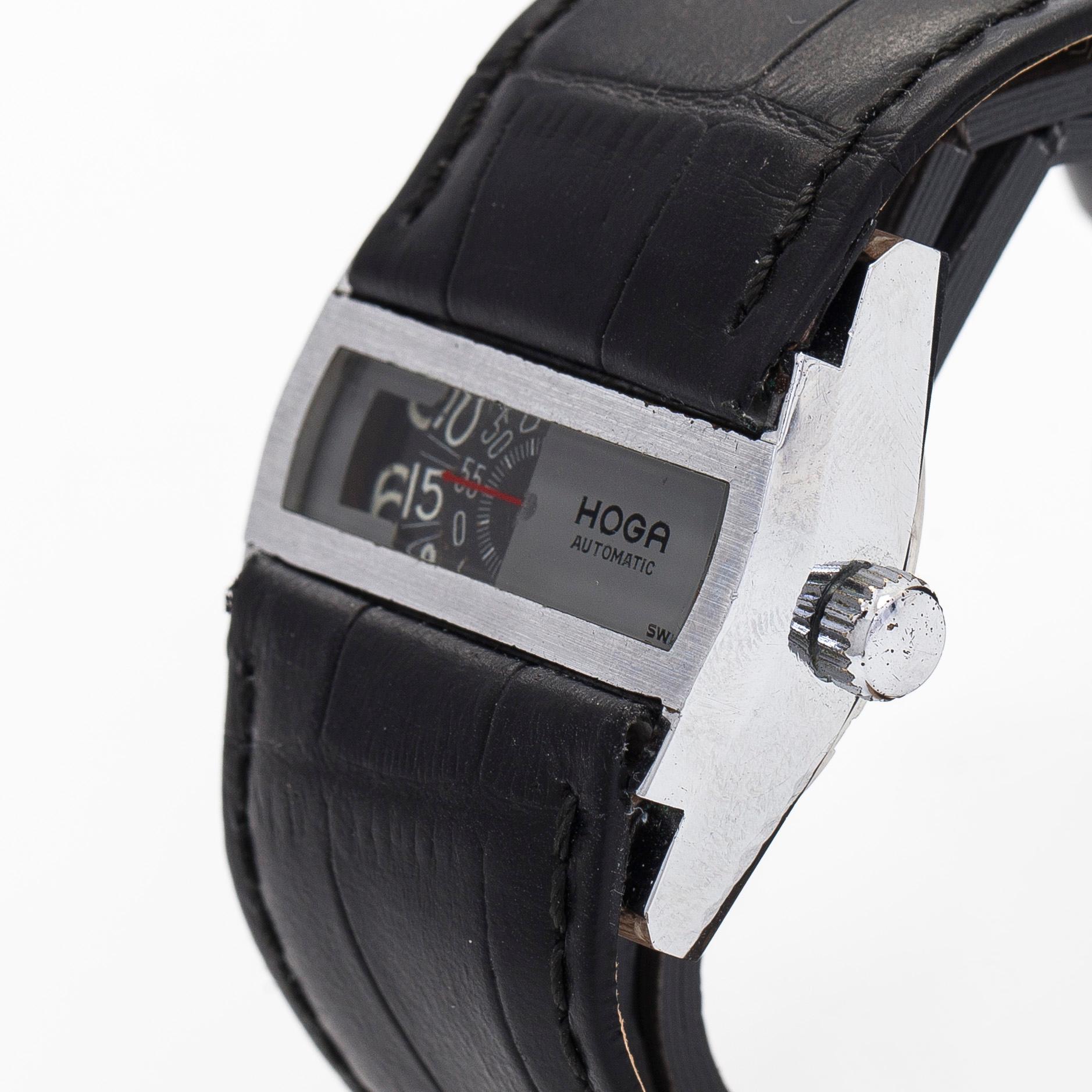 Hoga, Directime, "Jump Hour", wristwatch, 33.5 mm.