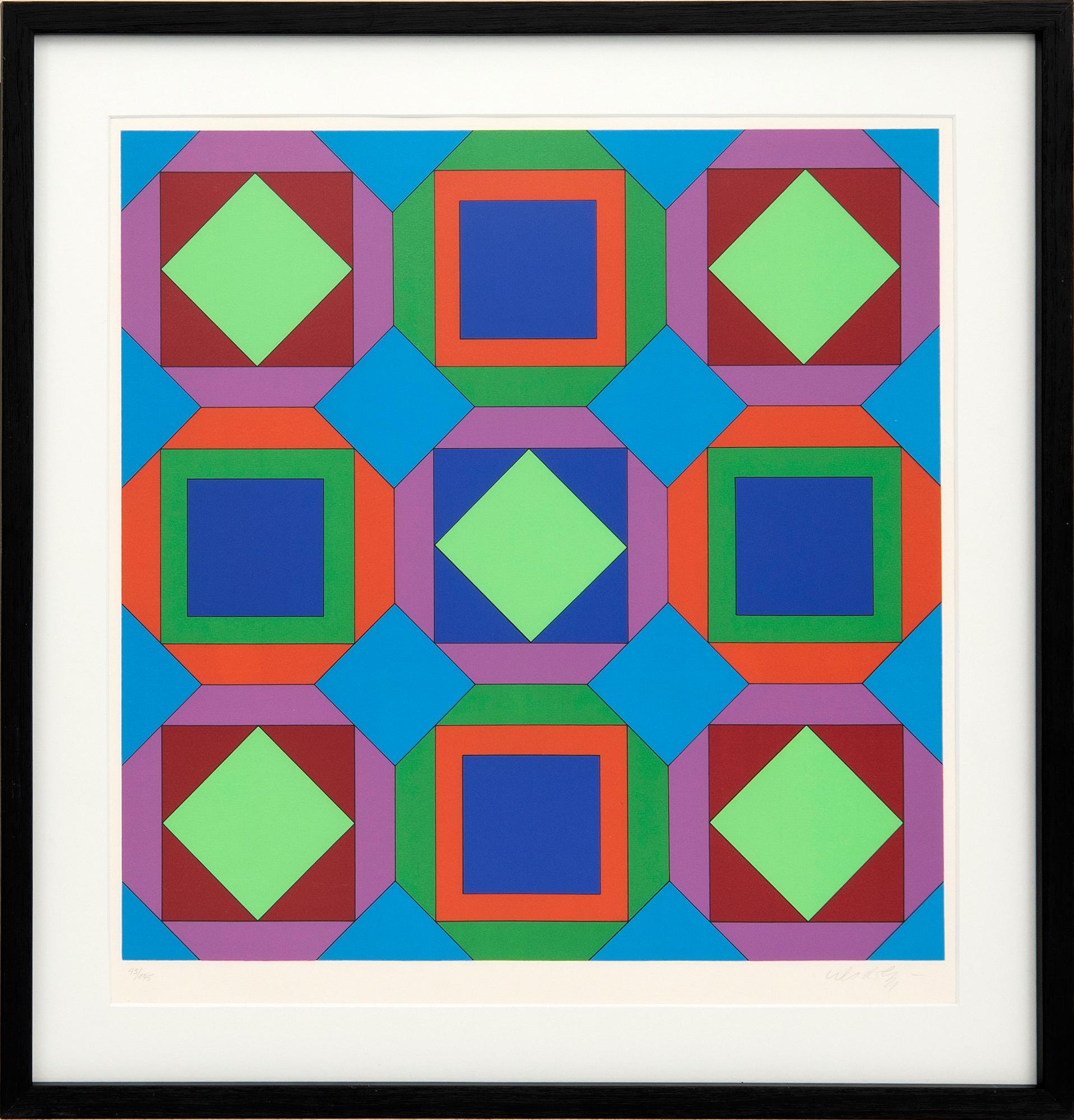 Victor Vasarely, Optisk komposition.