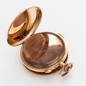 Fickur, repeter, 56 mm,  14K guld, ankargång.