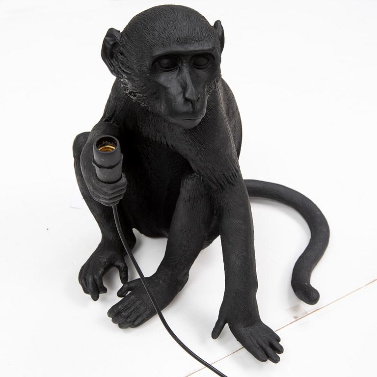 SELETTI, two Monkey lamps, design Marcantonio Raimondi Malerba.