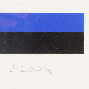 JEAN GORIN, färgserigrafi, signerad och numrerad 5/175.