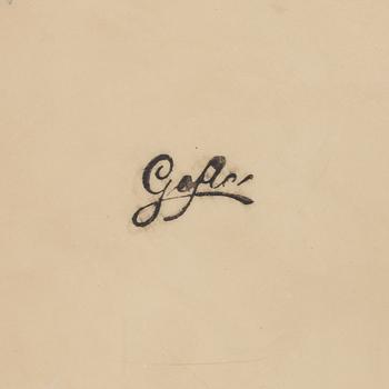 Arthur Percy, ytterfoder, ett par, "Percy", Gefle, 1920-tal.