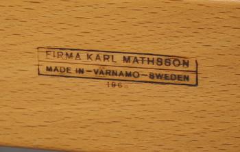 SOFFA, Bruno Mathsson, Firma Karl Mathsson, 1960-tal.