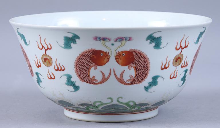 SKÅL, porslin, Kina, 1900-tal.