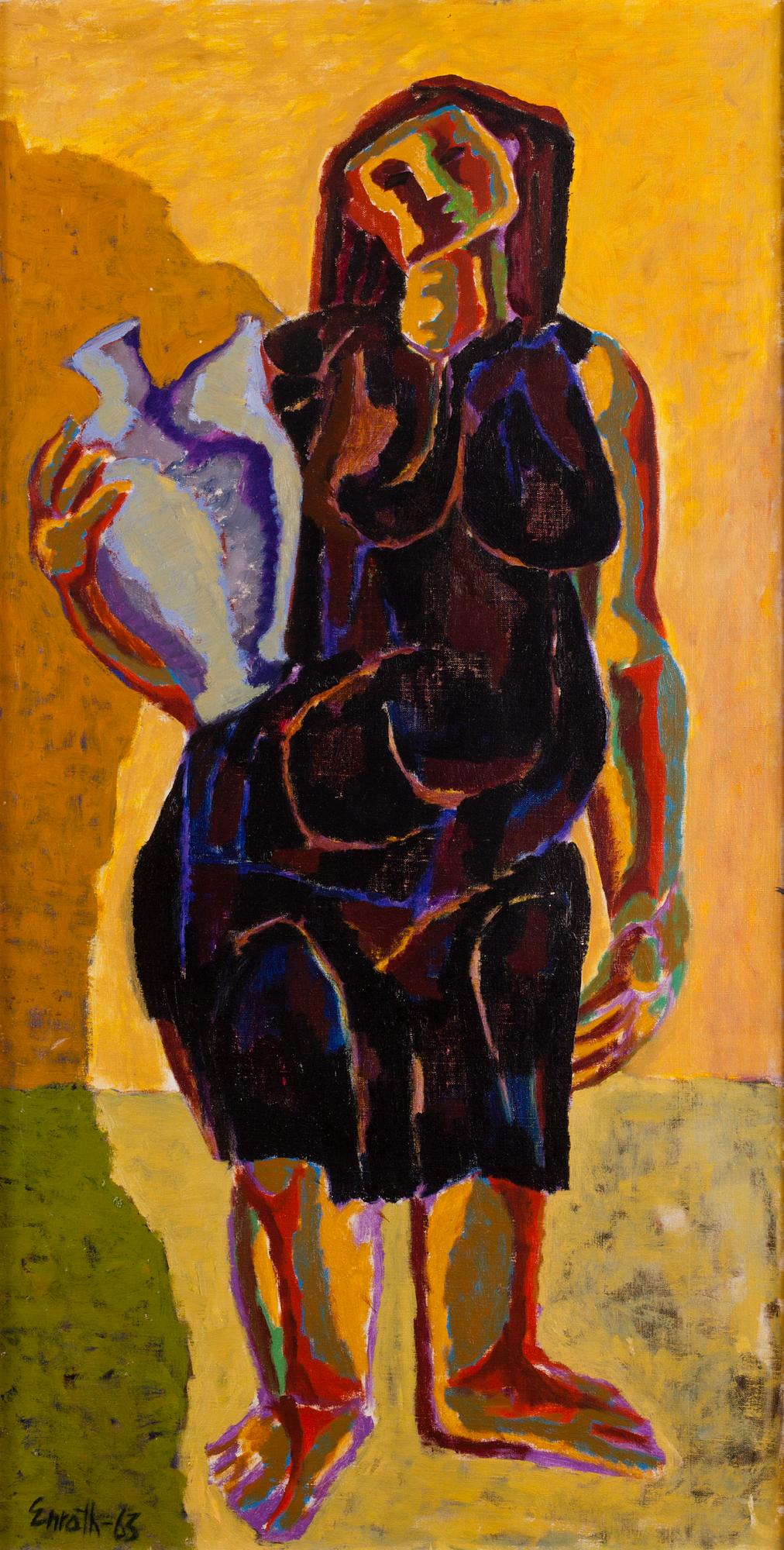 ERIK ENROTH, WOMAN WITH POT.