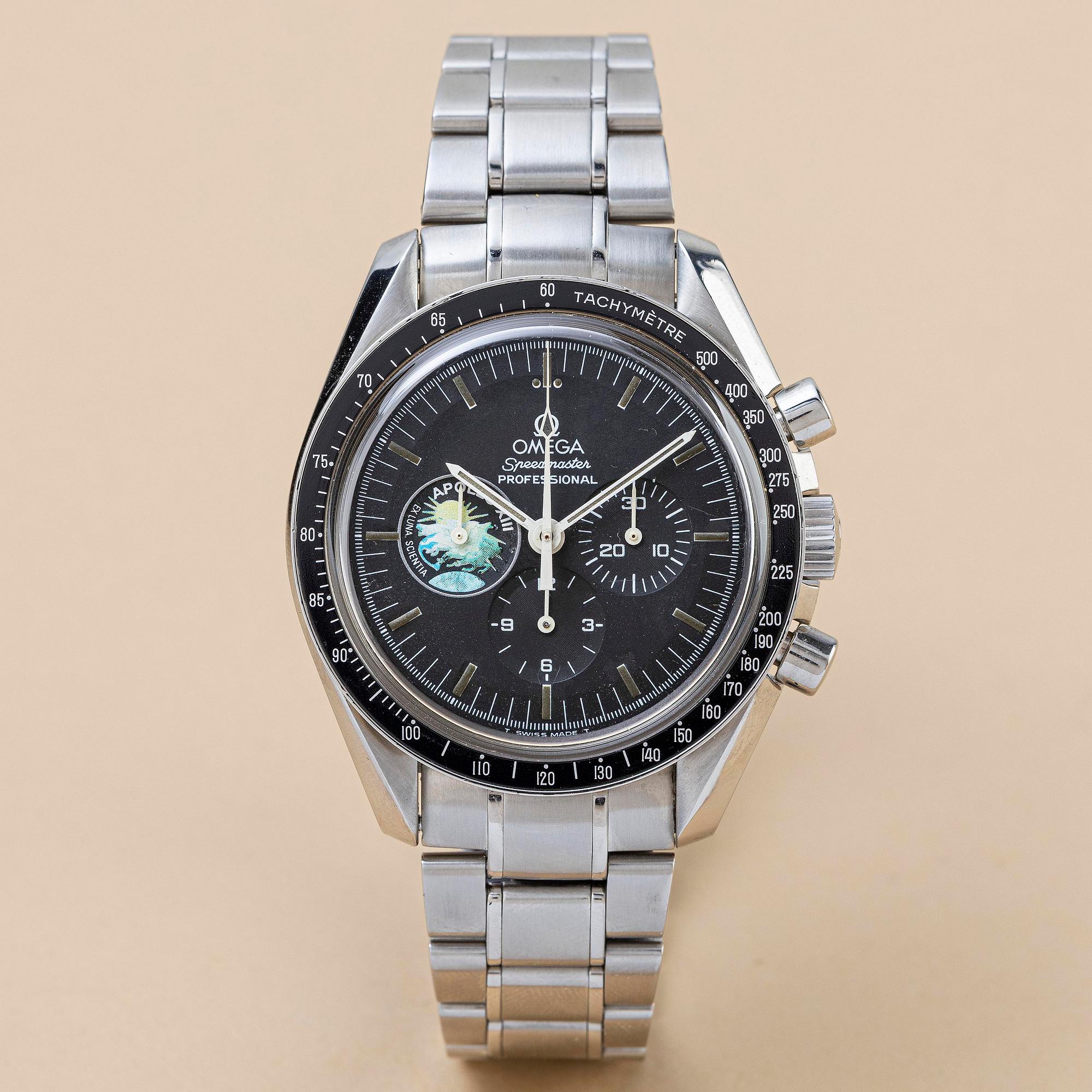 Omega, Speedmaster, Moonwatch, Professional, "Apollo XIII" 25th Anniversary, "Limited Edition", ca 1996.