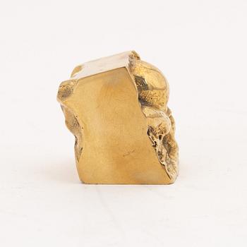 Gudmar Olovson, skulptur. Miniatyr. Osignerad. Brons 3 x 3 x 3 cm.