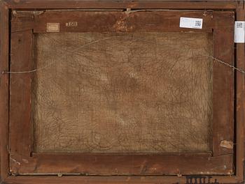 OKÄND KONSTNÄR, olja på duk, ej signerad, omkring sekelskiftet 1700/1800.