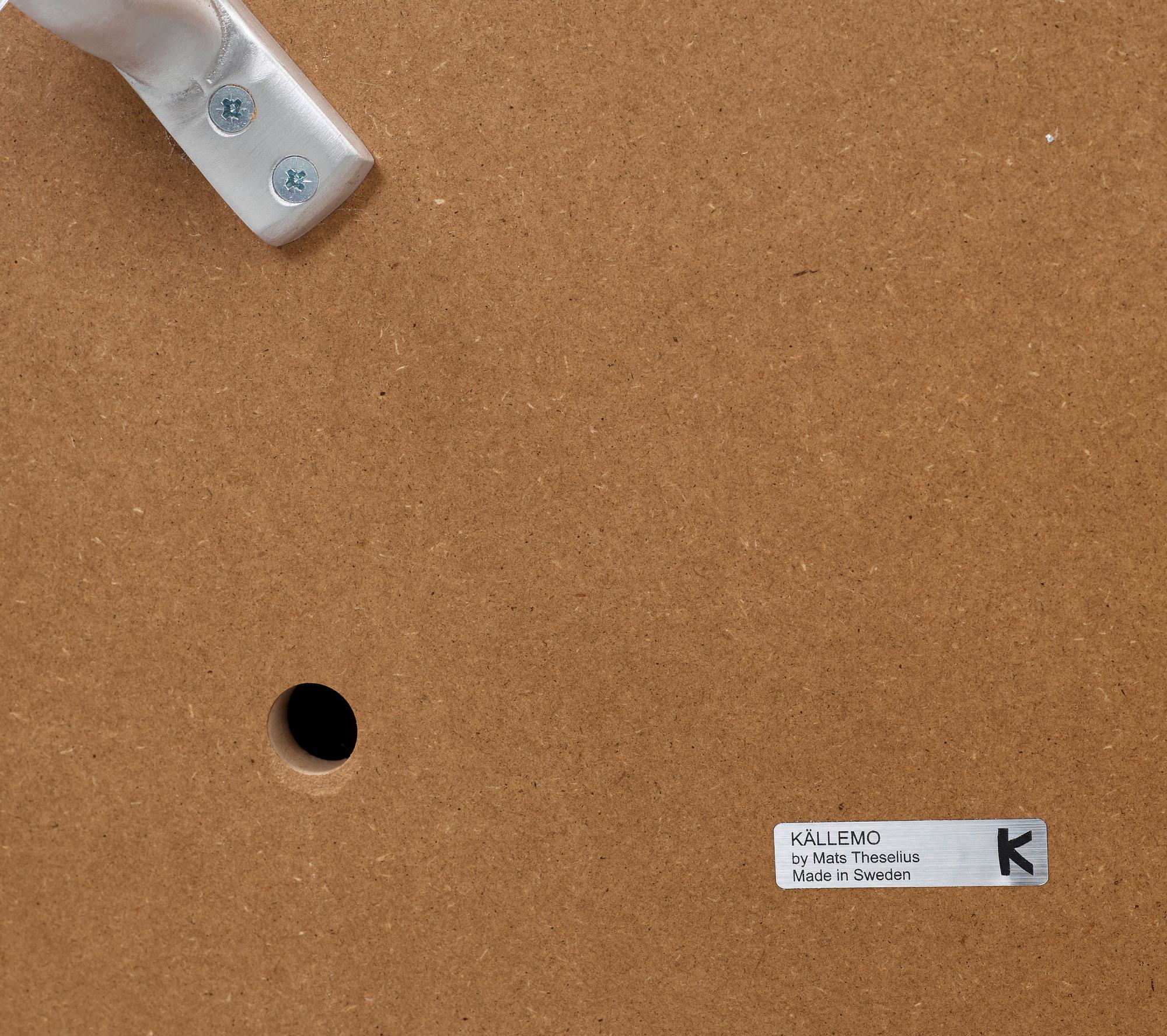 MATS THESELIUS, fåtöljer, ett par, "Aluminium/Theselius", Källemo efter 1990.