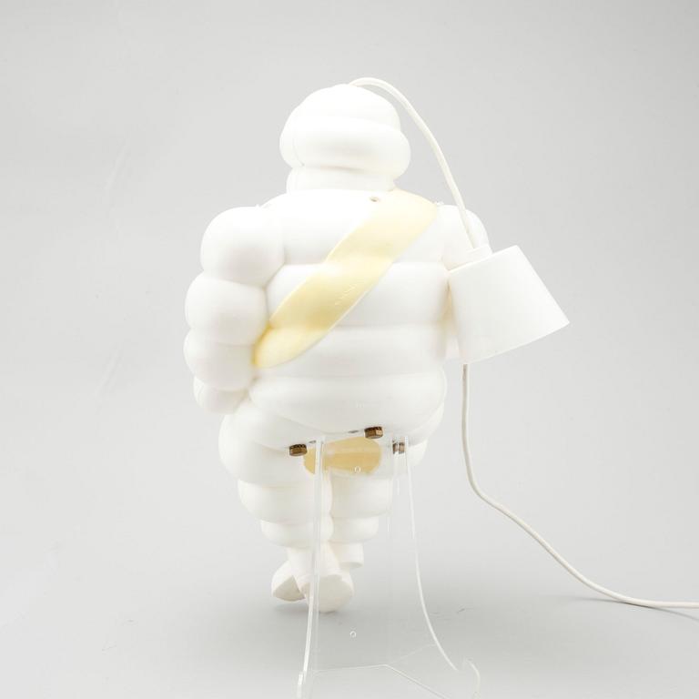 A plastic Michelin Man Lamp from 1966.