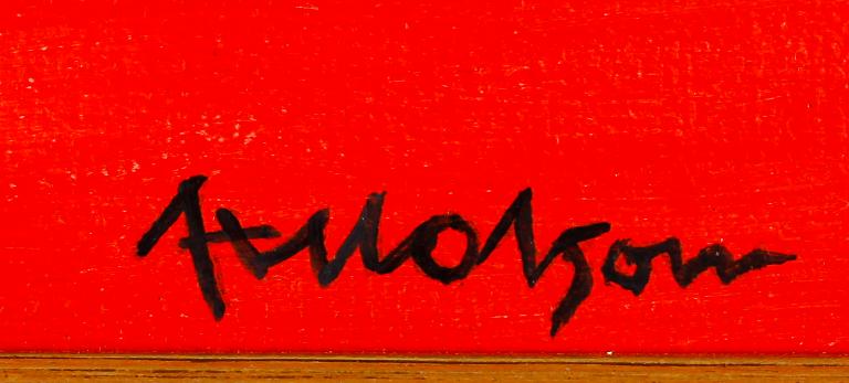 AXEL OLSON, olja på duk, sign.