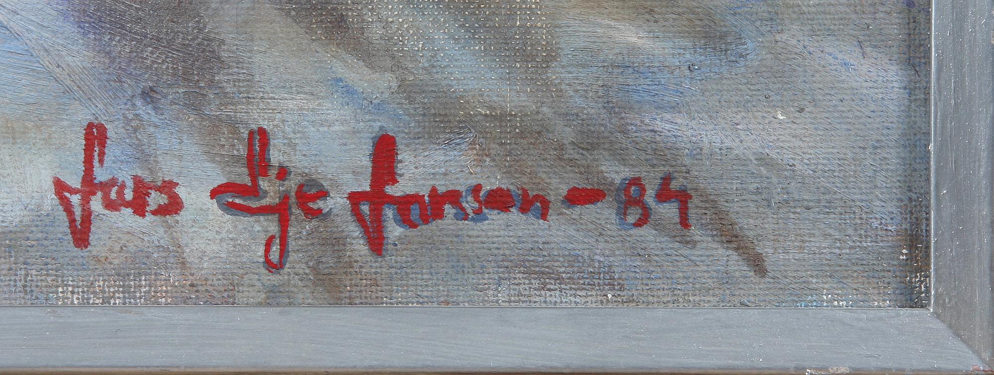 LARS EJE LARSSON, olja på duk, sign. o dat. "-84".