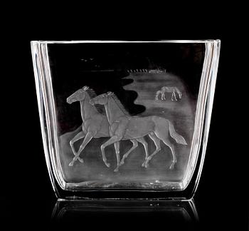 VAS, glas, Sven Palmqvist Orrefors.