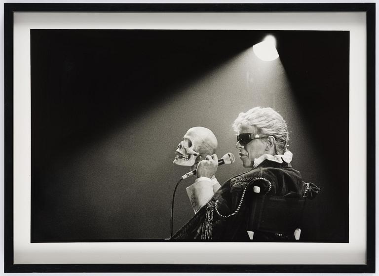 Mats Bäcker, "David Bowie/Cracked actor, Bryssel, 1983".