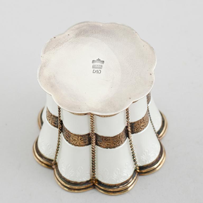 MARGRETEBÄGARE, silver, A Michelsen, Copenhagen, Danmark. Vikt ca 122 gram.