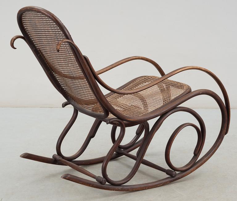 GUNGSTOL, av Thonet-typ, sekelskiftet 1900.