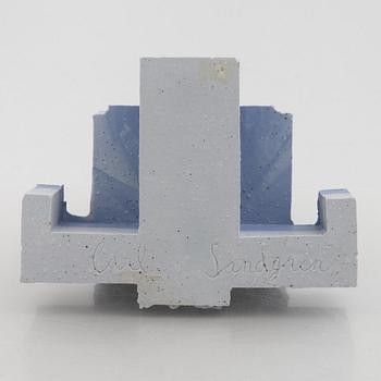 Carl Sandgren, a vase/sculpture, "Intermodal vase", ed. 1/1, executed in his own studio Gustavsberg circa 2015.
