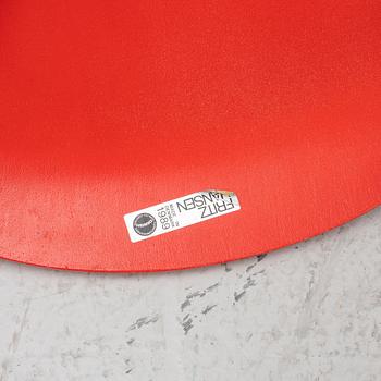 Arne Jacobsen, three 'Ant' chairs, Fritz Hansen, Denmark, 1989.