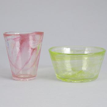 GLASSERVIS, 15 delar, "Mine", Ulrica Hydman-Vallien för Kosta Boda.