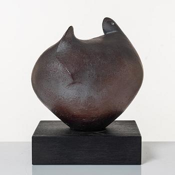 Claes Thell, skulpturer, 2 st, signerade.