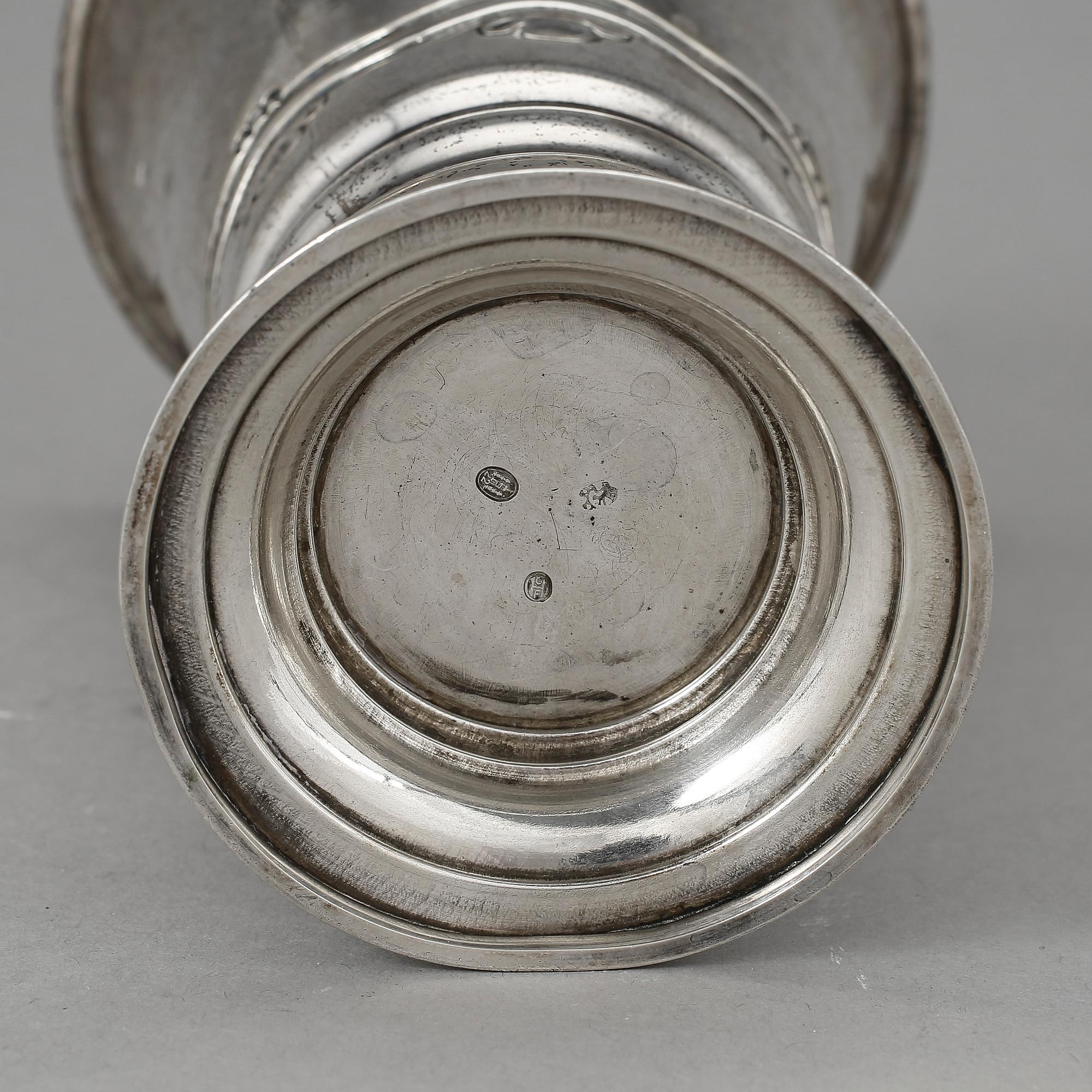 VAS, silver, Christian. F. Heise, Köpenhamn, Danmark, 1922. Vikt ca 185g.