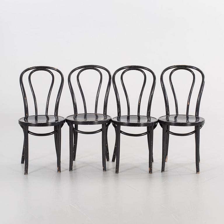 A SET OF 4 "ÖGLA" CHAIRS FROM IKEA.