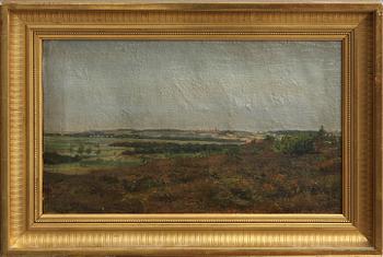 OKÄND KONSTNÄR, olja på duk. Bär sign, Schmidt?, 1800/1900-tal.