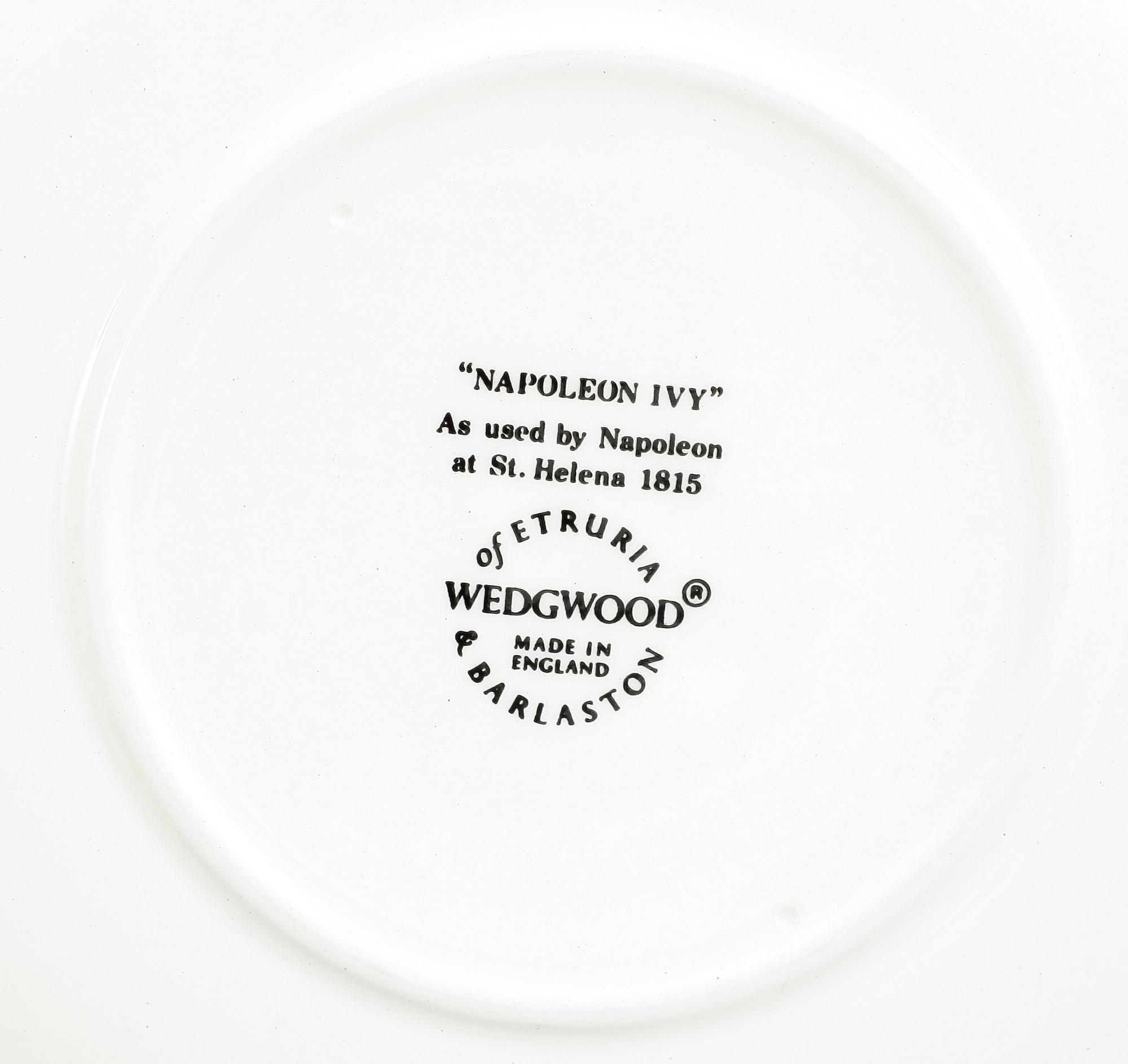 TESERVIS, 24 delar, porslin, "Napoleon Ivy", Wedggewood.