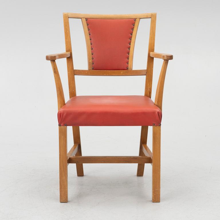 Josef Frank, a model B2163 armchair, Svenskt Tenn.