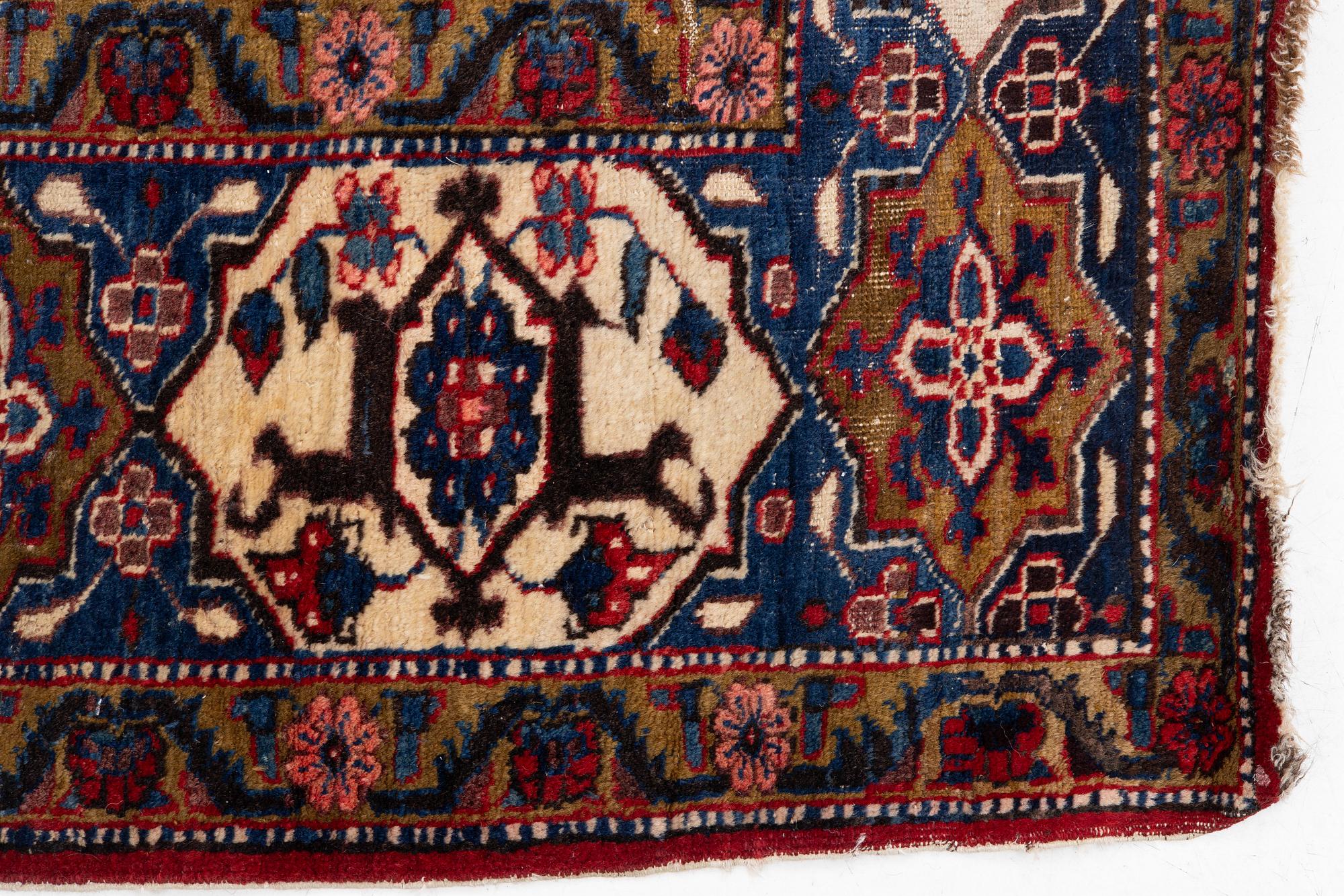 Carpet, Heris, antique, 350 x 245 cm.