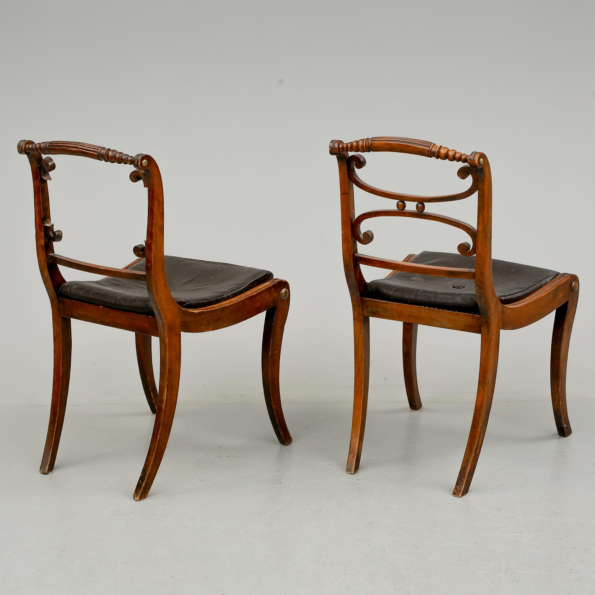 STOLAR, 6 st, England, 1800-talets andra hälft.