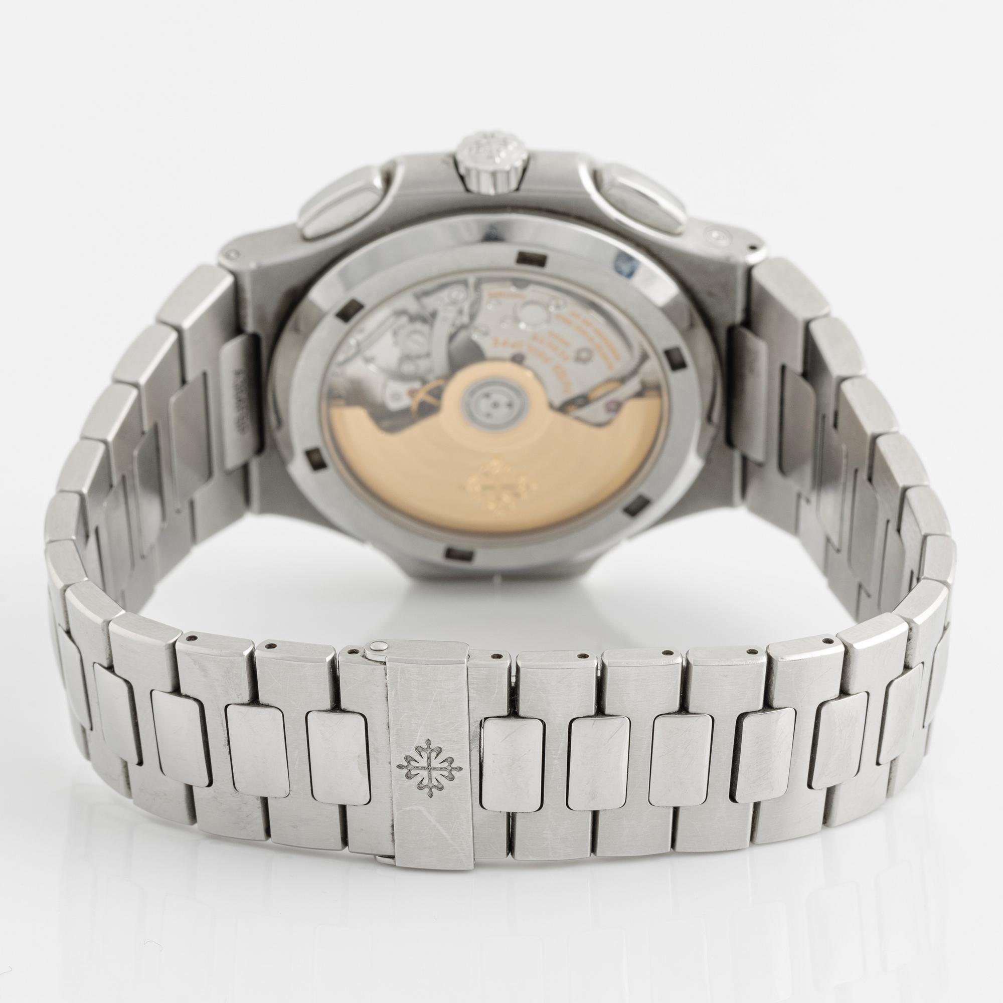 Patek Philippe, Nautilus, Travel Time, wristwatch, 40,5 mm.