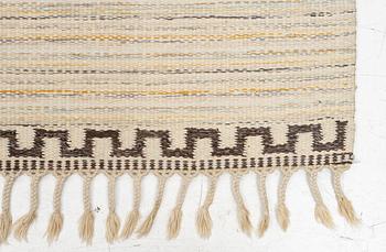 A  flat weave carpet, c. 202 x 137 cm.