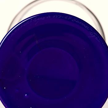 Gunnar Cyrén, a glass goblet "Popglas", Orrefors 1969.