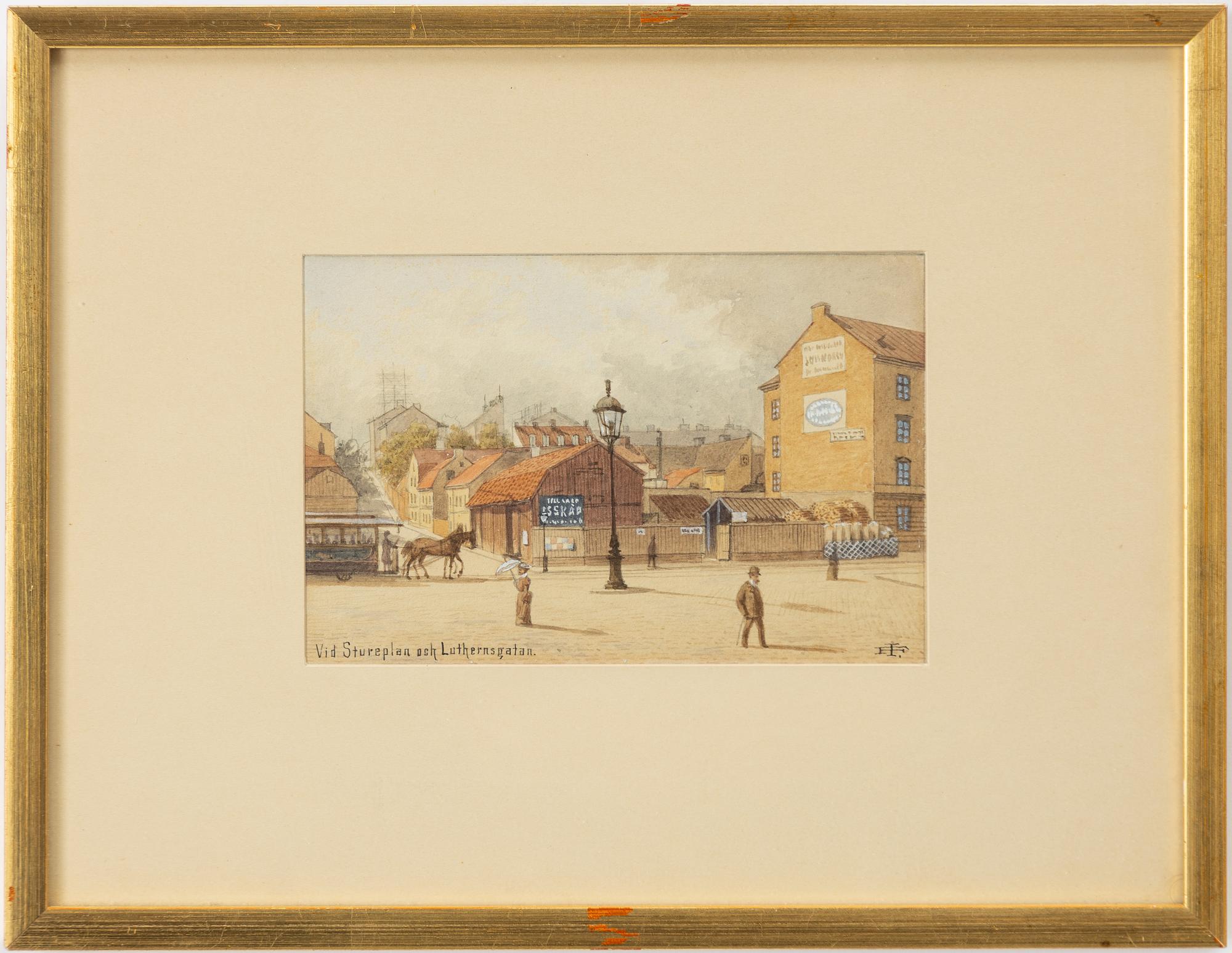 Fredrik Isberg, "Vid Stureplan och Luthernsgatan".