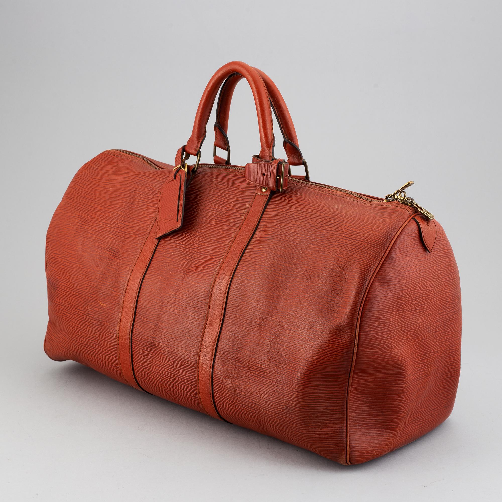 Louis Vuitton, weekendbag "Keepall 50 Epi".