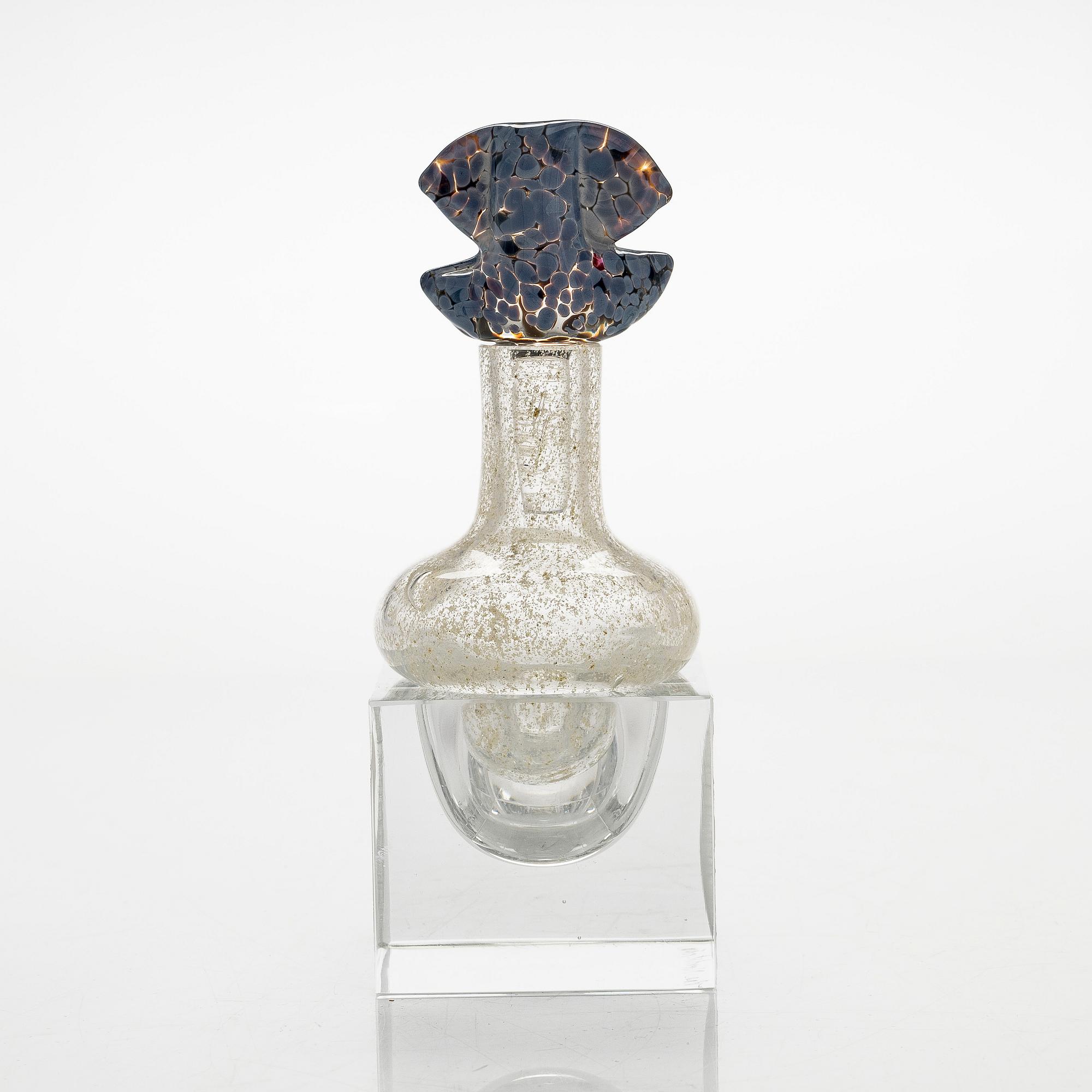 Tiina Nordström, an art glass signed Tiina Nordström, Iittala 1991.