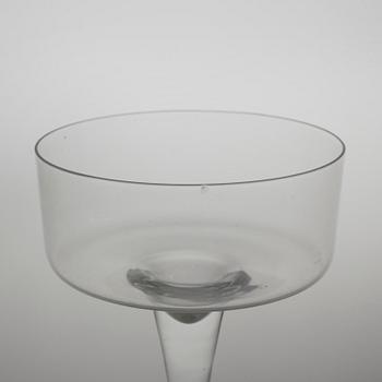 Eleven champagne glass, by Rosental, late 20th century.