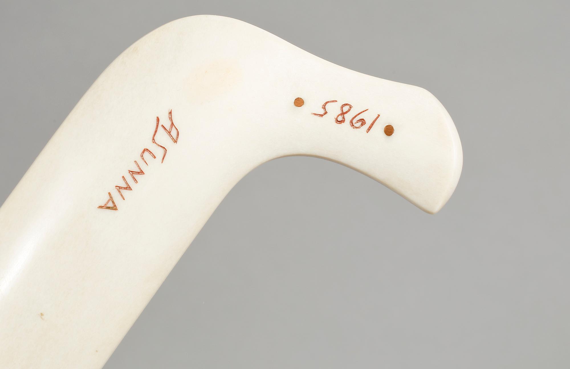 SAMEKNIV, Anders Sunna, signerad och daterad 1985.